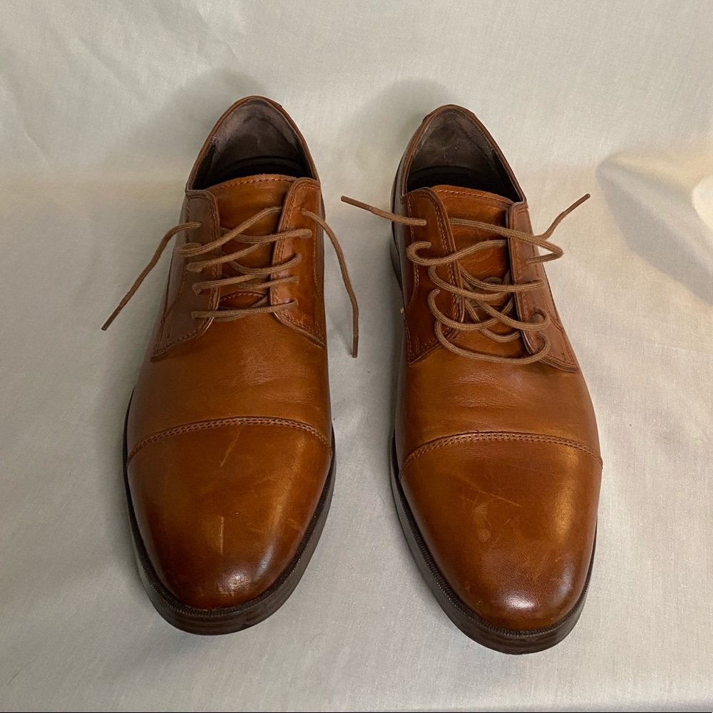 Cole Haan Men Brown Leather Shoes Size 10.5